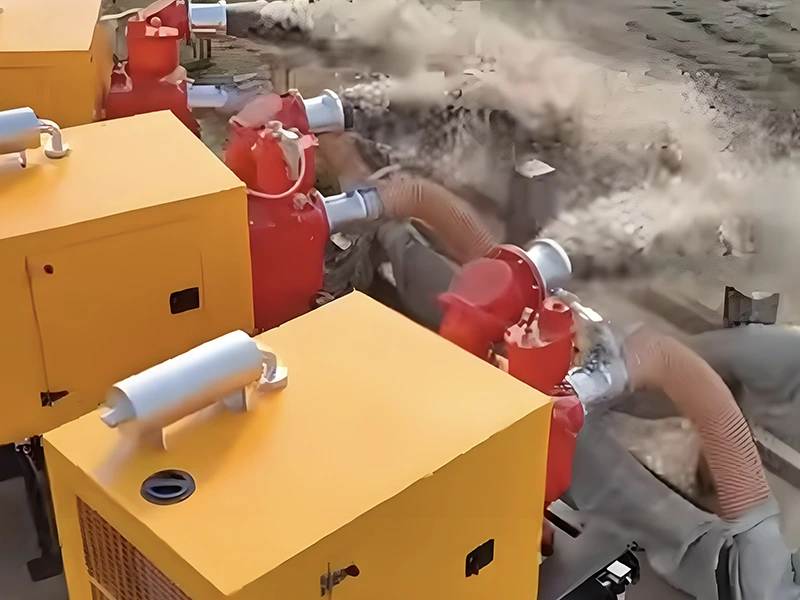 Jianghe Flood Prevention Products actualiza el conjunto de bombas de agua impulsadas por motor diésel para aumentar la capacidad eficiente de drenaje de inundaciones